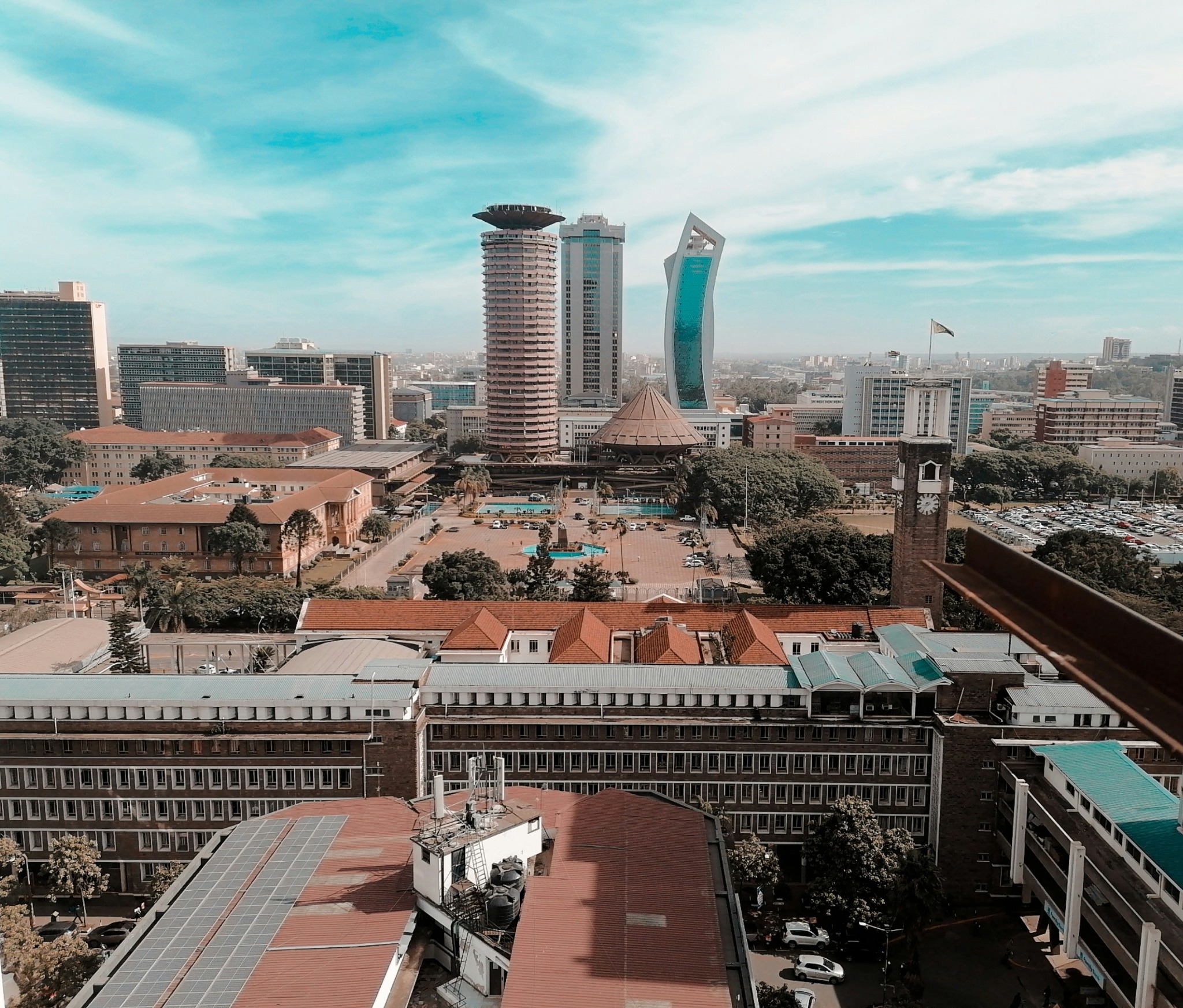 Nairobi skyline, Kenya